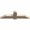 Ekena Millwork Eugene Smooth Timber Gable Bracket, Douglas Fir, 48"W x 14"H x 3 1/2"D x 5 1/2"F, 7/12 Pitch GBW048X14X0406EUG00SDF - alternate 3